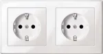Pistikupesa CEE 7/3 Merten MEG2328-1419 Valge