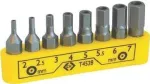 Kuuskantotsakute komplekt c.k tools T4528 &mdash; 8-osaline kuuskantotsak kruvikeerajatele ja otsakuhoidikutele