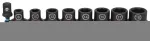 MAKITA Set NASADEK UDAROWYCH 1/2 9 tk. 8-18mm