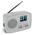 Internetiraadio MEDION 50078819 &mdash; DAB+/FM, Wi‑Fi (802.11a/b/g), 5 W RMS, 2,4-tolline TFT-ekraan, hall, Spotify tugi