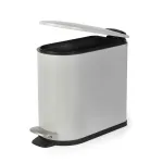 Beldray LA036690GRYPEU7 Slimline D-kujuline pedaalpr&uuml;gikast 5 liitrit, hall