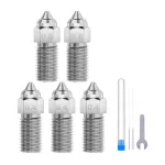 ELEGOO Neptune 4 / 4 Pro Hardened Steel Nozzle Set (0,4 mm x3, 0,6 mm x1, 0,8 mm x1)