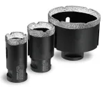DEDRA teemants&uuml;damikupuuride komplekt vaakumjoodetud 28, 35, 68 mm 3 tk