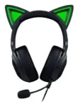 Kraken Kitty V2 - Must, m&auml;ngupeakomplekt, kassik&otilde;rvad, voogreaktiivne valgustus, HyperClear kardioidmikrofon, 40 mm TriForce draiverid, k&otilde;rvaklappidesse ehitatud mikrofon, Razer Chroma RGB (k&otilde;rvad ja k&otilde;rvaklapid), ruumiline heli: saadaval ainult Wind ...