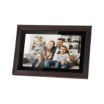 KRUGER & MATZ FRAMEO Wi-Fi 10.1 tolline digitaalne fotoraam puidust raamiga