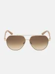 GUESS Women's GF00033-5932E Havana Brown Gradient Square Sunglasses 59mm