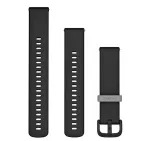 Garmin Silicone Watch Band 20mm Quick Release Black 010-12932-30
