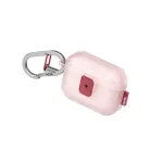 SKINARMA Mecha LE &uuml;mbris kl&otilde;pssulguri ja karabiiniga Apple AirPods Pro 3 jaoks, roosa (SK-APP3MECLE-FBLH)
