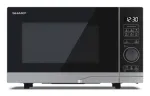 Sharp YC-PS204AE-S mikrolaineahi, eraldiseisev, 20 l, 700 W, 10 v&otilde;imsustaset, pooldigitaalne juhtimine, h&otilde;bedane