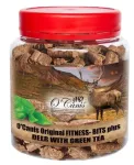 O'CANIS Fitness-Bits Plus hirveliha rohelise teega - koeramaius - 400g