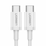 UGREEN US264 USB-C to USB-C kaabel 60W PD 1,5 m valge