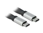 USB-kaabel DeLOCK 85926 USB 3.2 Gen 2 0,22 m USB C Must H&otilde;bedane