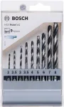 Bosch HSS PointTeQ metallipuuride komplekt, 9 osa, 2-10 mm, keerdpuurid 2607002826