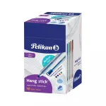 Pelikan Hang Stick pastapliiats, l&auml;bipaistev, erinevad tindiv&auml;rvid, 1,0 mm, &uuml;hekordne 400197418