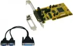 EXSYS EX-42372IS 2-pordiline PCI RS-422/485 jadakaart liigpingekaitsega, madal profiil