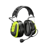 3M Peltor WS Alert X MRX21A3WS7 Bluetooth k&otilde;rvaklapid-peakomplekt FM-raadioga, peapaelaga, SNR 31 dB, must/kollane