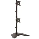 StarTech.com Dual-Monitor Stend &ndash; Vertikaalne, vabalt seisev, 10 kg, 33 cm (13 tolli), 68,6 cm (27 tolli), 100 x 100 mm, Must