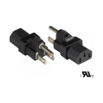 Good Connections PA-4530S toiteadapterkaabel USA B-t&uuml;&uuml;p (NEMA 5-15P) &ndash; IEC 60320 C13, UL, must