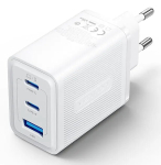 Vention FERW0-EU seinalaadija 65 W, 3 USB porti, valge