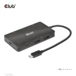 CLUB3D USB Gen2 USB-C to Dual DisplayPort 4k60Hz 7-in-1 HUB