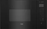 Sisseehitatav grill-mikrolaineahi BEKO BMGB25353B 25 L, 900 W mikrolaineahi, 1000 W grill, digitaalne taimer, must