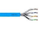 DIGITUS paigalduskaabel - CAT6a - U/FTP - AWG 23/1 - 100m - sinine
