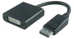 Microconnect DPDVI015 DisplayPort 1.2&ndash;DVI-I Dual Link adapter, isa/emane, 0,15 m