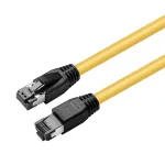 Microconnect MC-SFTP8010Y v&otilde;rgukaabel Kollane 10 m Cat8.1 S/FTP (S-STP)