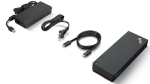 Lenovo ThinkPad Universal Thunderbolt 4 Smart Dock, juhtmega, must, 40 Gbit/s, 100 W