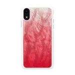 Nutitelefoni &uuml;mbris iKins iPhone XR jaoks &mdash; roosa j&auml;rv ja valge v&auml;rv