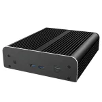 Arvutikorpus Akasa Newton RC kompaktne ventilaatorita korpus ASUS NUC 14 Pro jaoks, Mini ITX, must