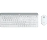 LOGITECH Slim juhtmeta klaviatuuri ja hiire komplekt MK470 - valge - QWERTZ GE