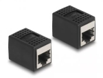 DELOCK Adapter RJ45-pistikupesa RJ45-pistikupesale Cat.6A must