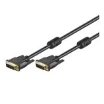 Goobay 93574 DVI-D Dual Link kaabel (24+1), Full HD, pistik&ndash;pistik, 1,8 m, must