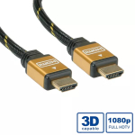 HDMI-kaabel ROLINE GOLD High Speed Ethernet M/M 7,5 m