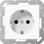JUNG A 1520 BFKI WW purunemiskindel SCHUKO pistikupesa, alpivalge