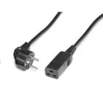 Toitekaabel Bachmann 352.174 Must 2 m C19 pistikupesa