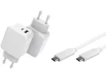 CoreParts MBXUSB-AC0014 mobiilseadme laadija Universaalne Valge Vahelduvvool Kiirlaadimine Siseruumides