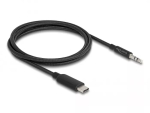 DeLOCK Audio Stereo kaabel USB USB-C male to 3.5mm Stereo plug 1m Must