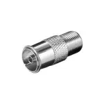 Goobay WE 1173 Cu RF-adapter, IEC (9.52 mm) pesa F-pesa