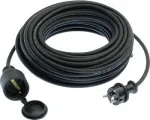 Pikendusjuhe AS Schwabe 60315, 16 A, must, 15 m