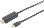 Video kaabli adapter ShiverPeaks BS10-72025 Mini DisplayPort HDMI-le 1m