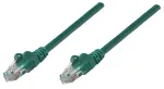 Intellinet v&otilde;rguparanduskaabel, Cat6, 0,25 m, roheline, CCA, U/UTP, PVC, RJ45, kullatud kontaktid, haakumisvaba, kaitsekattega, eluaegne garantii