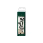 Faber-Castell Pitt Artist Pen FC-167153, must, 4 tk