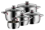 WMF Quality One 07.7455.6380 pottide komplekt 9 tk