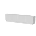 TV-kapp cama meble LIVERTI 2000x420x480 mm, valge, puitlaastplaadist pealispind