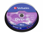 Verbatim DVD+R Matt Silver 4,7 GB 10 tk