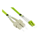 Alcasa LW-8005LS5 fiiberoptiline kaabel 0,5 m LSZH OM5 LC SC roheline (LW-8005LS5)