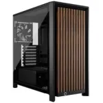 CORSAIR Mid-Tower PC Case FRAME 4000D RS Wood &mdash; Must/Walnut