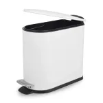 Beldray LA036690WHTPEU7 Slimline D-kujuline pedaalpr&uuml;gikast 5-liitrine, valge